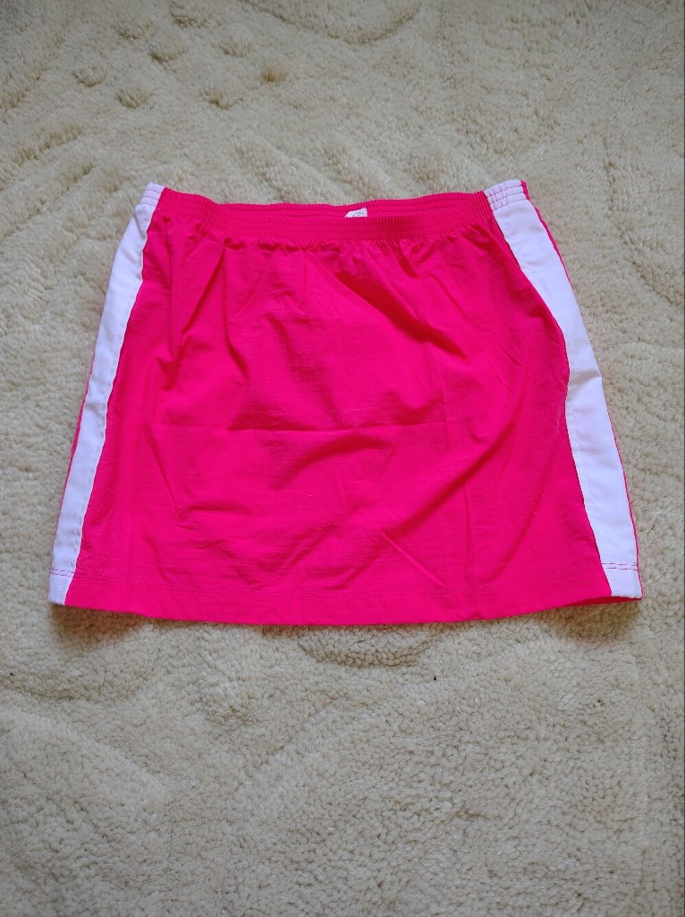 ☀️5/$25☀️ Catalina Women's Small Neon Pink Athletic Skirt with White Side Panels